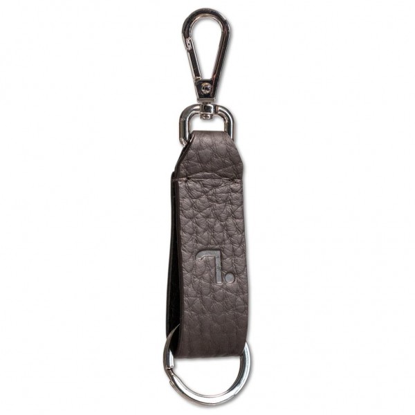 SEVEN DOTS Δερμάτινο Μπρελόκ Corona Dark Brown Corona-00-009-DBR