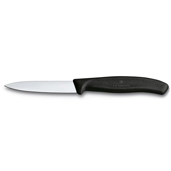Μαχαίρι κουζίνας 8 εκατ. μυτερό, μαύρη λαβή Swiss Classic Μαύρο 6.7603