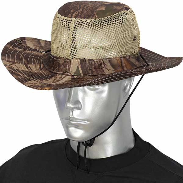 Barbaric καπέλο Boonie Leaf Brown Mosquito Net 30570