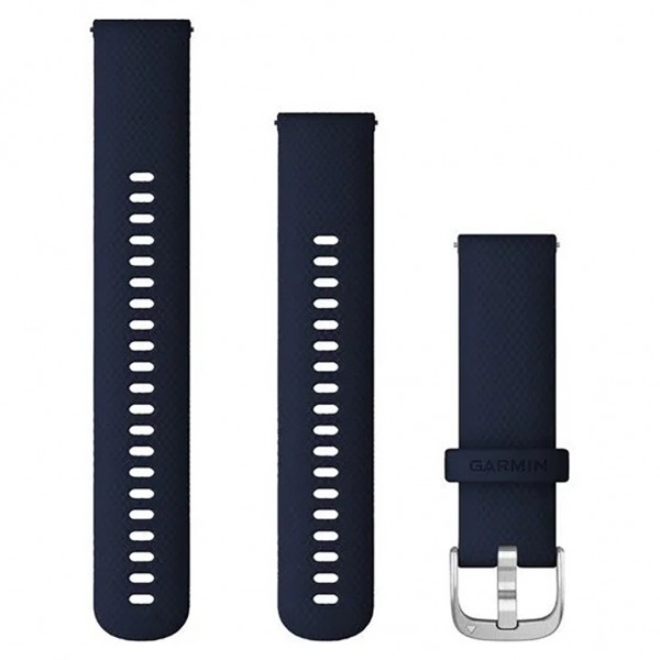 GARMIN Watch Bands Quick Release 22mm Midnight Blue Silicone 010-12932-2A