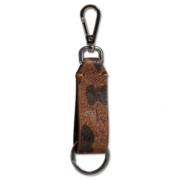 SEVEN DOTS Δερμάτινο Μπρελόκ Leopard Rust Leopard-00-009-RUT
