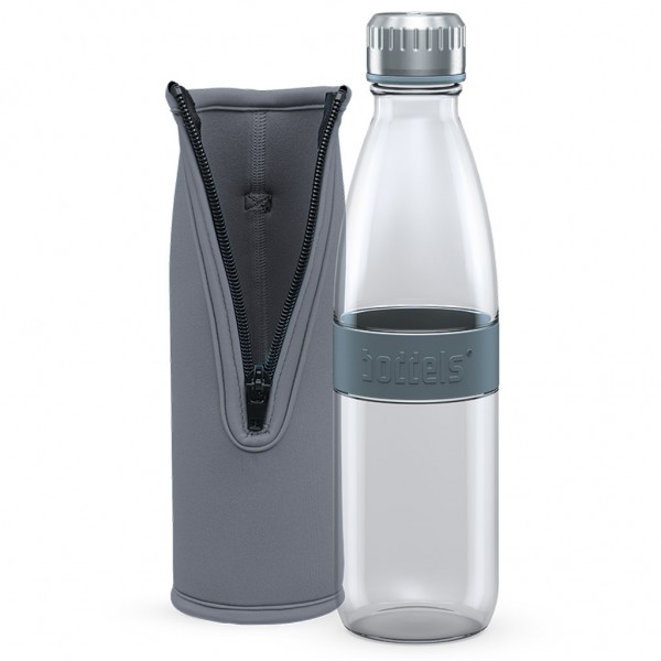 BODDLES Μπουκάλι DREE 650ml Light Grey με Θήκη B10-8004-002
