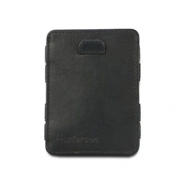 HUNTERSON Magic Coin Wallet RFID Pull-Tab Black HU-MW-CP2-RFID-BLK