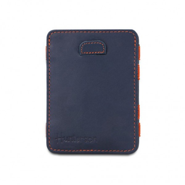 HUNTERSON Magic Wallet RFID Pull-Tab Blue Orange HU-MW-CS2-RFID-BLOR
