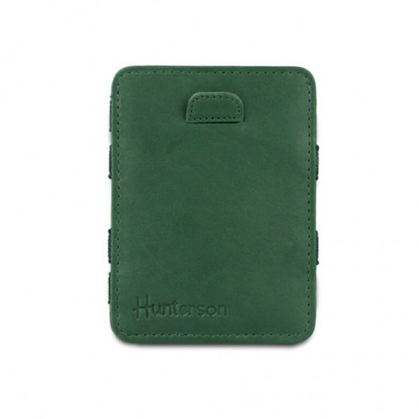HUNTERSON Magic Coin Wallet RFID Pull-Tab Green HU-MW-CP2-RFID-GRE