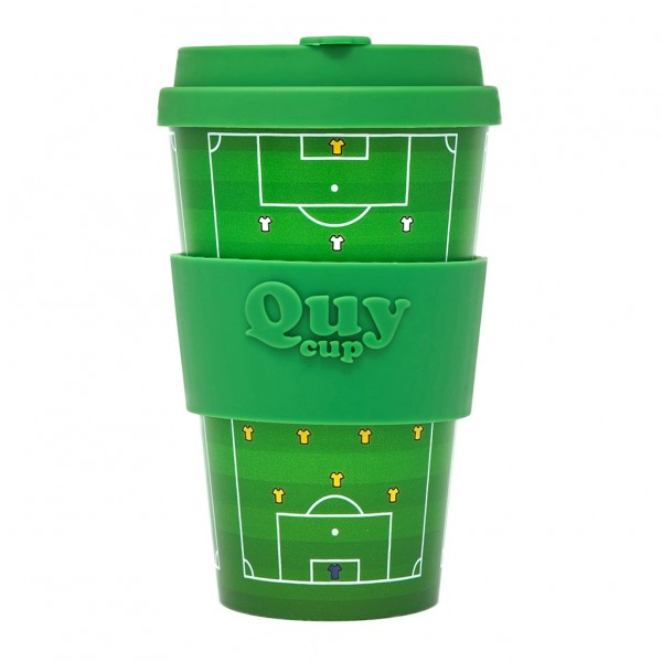 QUY CUP Επαναχρησιμοποιούμενο Ποτήρι (R-Pet) 400ml Calcio RPETBAMB40-497